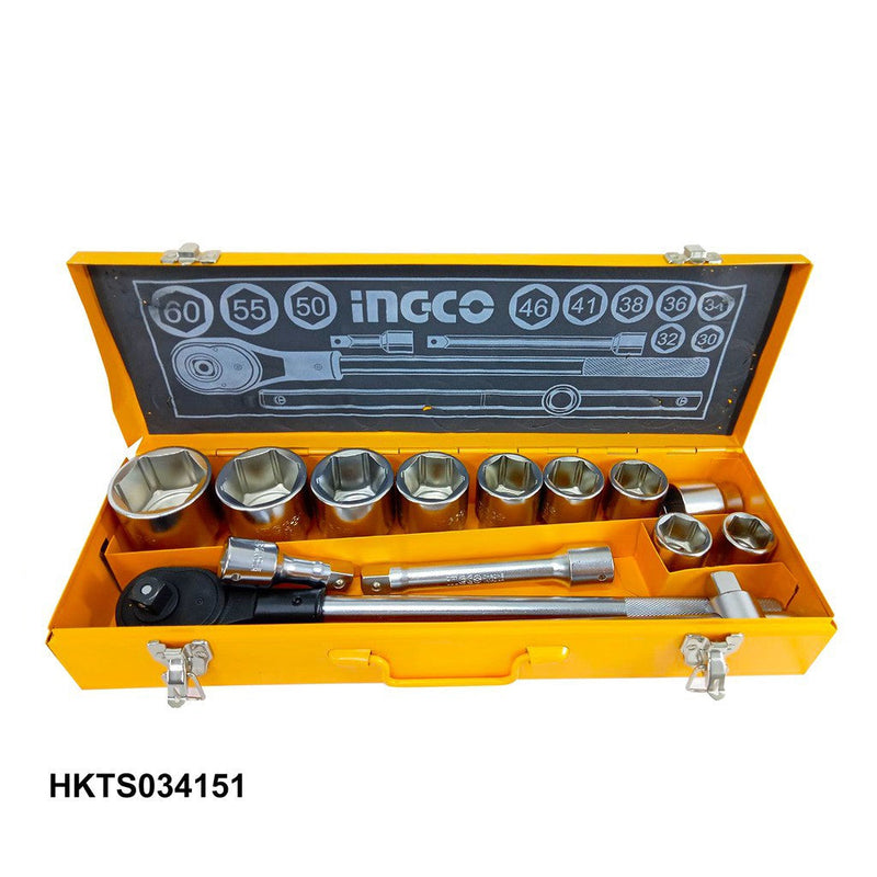 Ingco 15Pcs 3/4" DR.Socket-Set HKTS034151