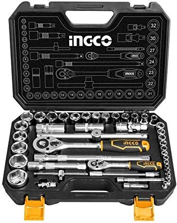 Ingco 44Pcs 1/4"+1/2" socket set HKTS42441