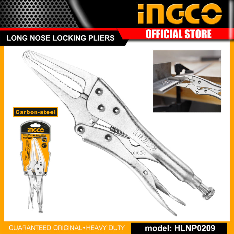 Ingco Long nose locking plier 9"\ HLNP0209