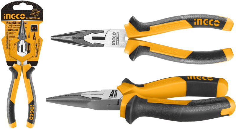 Ingco Long nose pliers 8" HLNP28208