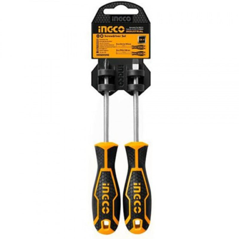 Ingco 2Pcs go-through screwdriver set HSGT280208