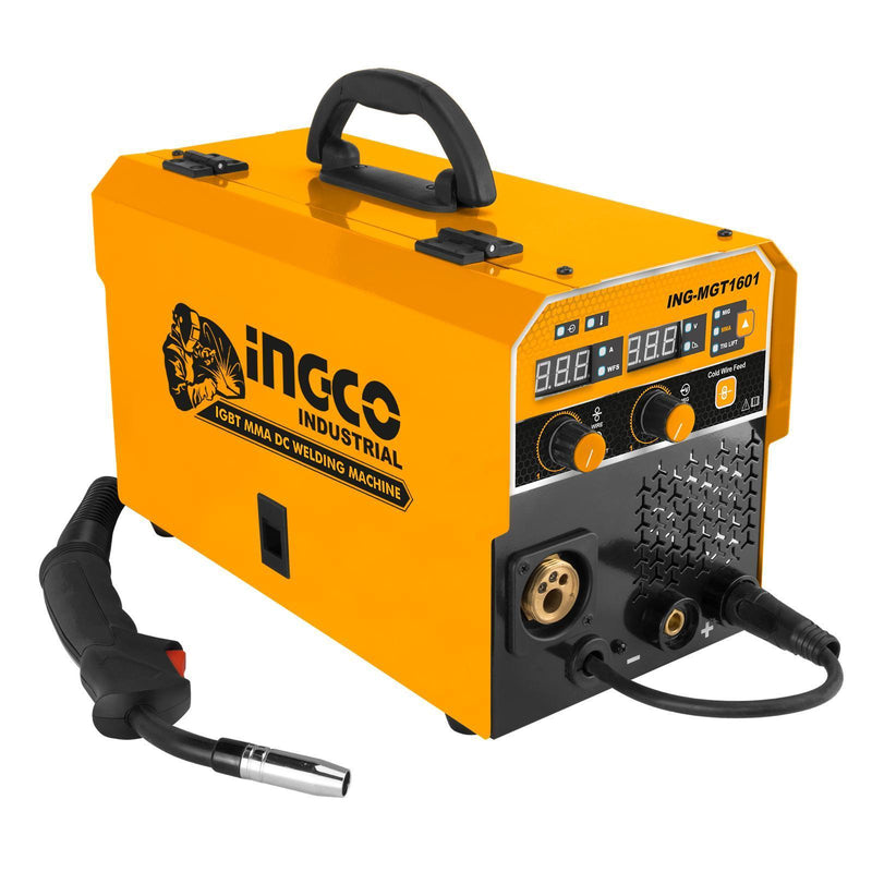 Ingco Inverter MAG/MIG/MMA/TIG Lift welding machine 10-160A ING-MGT1601