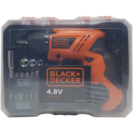 Black & Decker Cordless Screwdriver 4.8V Adjustable Handle