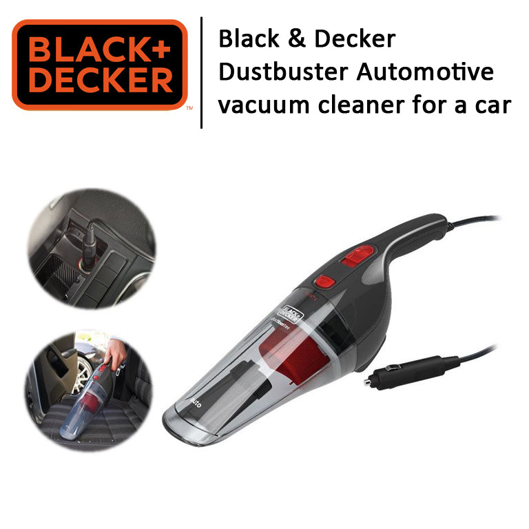 Black & Decker Car Vacuum Cleaner Dustbuster 12V 5M