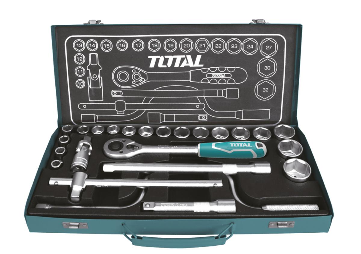 Total 24Pcs 1/2" socket set THT141253