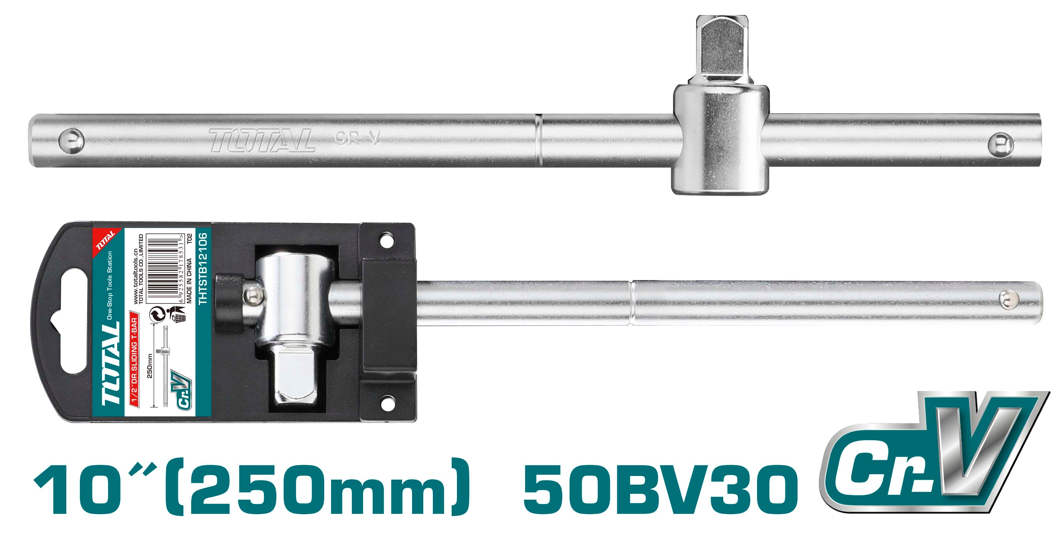 Total 1/2" DR.Sliding T-bar THTSTB12106