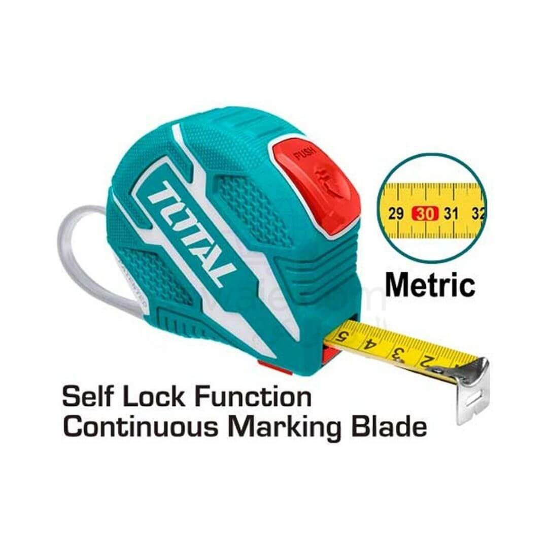 Total Steel measuring tape 5M 19mm TMT126251