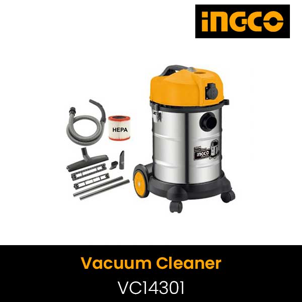 Ingco Vacuum cleaner Wet and Dry 30L VC14301