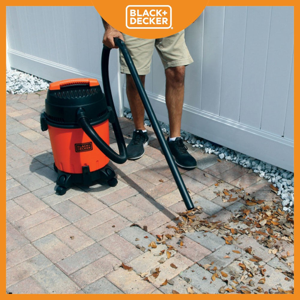 Black & Decker Vacuum Cleaner Wet and Dry 15L Sturdy Plastic Tank 1400W