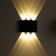 4 x 5w Quad COB wall light IP65 3000K