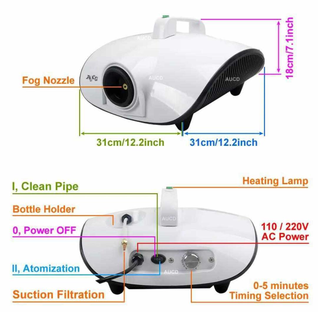 Disinfection Atomizer Machine (fogging Machine) 900W
