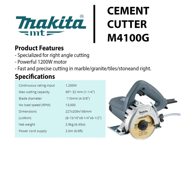 Makita 4" (110mm) 1200W