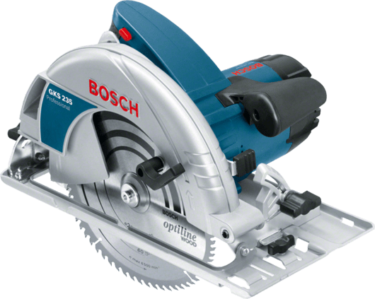 Bosch Hand-Held Circular Saw, 235mm, 2100W GKS235 Professional
