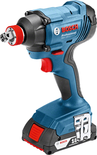 Bosch Cordless Impact Wrench, 18V, Extra Battery Included, GDX18V-LI Professional