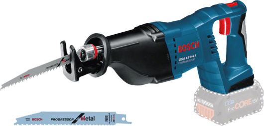 Bosch Cordless Reciprocating Saw, 18V, Extra Battery Included, GSA18V-LI Professional